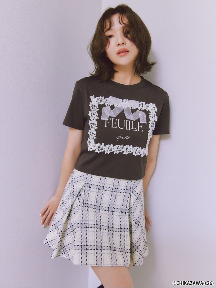SNIDEL「【販路限定サイズあり】ロービングチェックミニスカート」|スカート|IVR