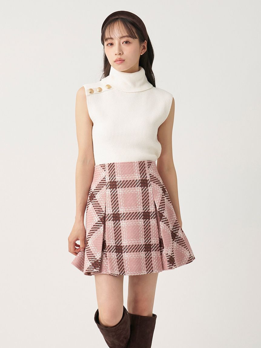 SNIDEL「【販路限定サイズあり】ロービングチェックミニスカート」|スカート|