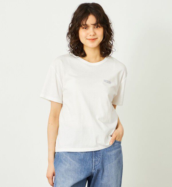 MACKINTOSH PHILOSOPHY「GREY LABEL リネンミックスロゴTシャツ」|Tシャツ・カットソー|オフホワイト