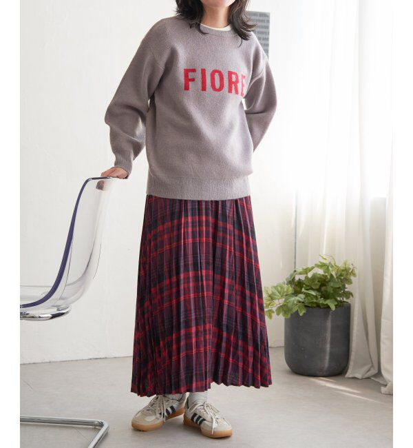 VENCE share style「FIOREロゴジャガードニット」|ニット・セーター|