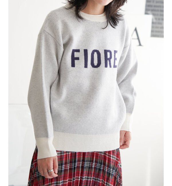 VENCE share style「FIOREロゴジャガードニット」|ニット・セーター|