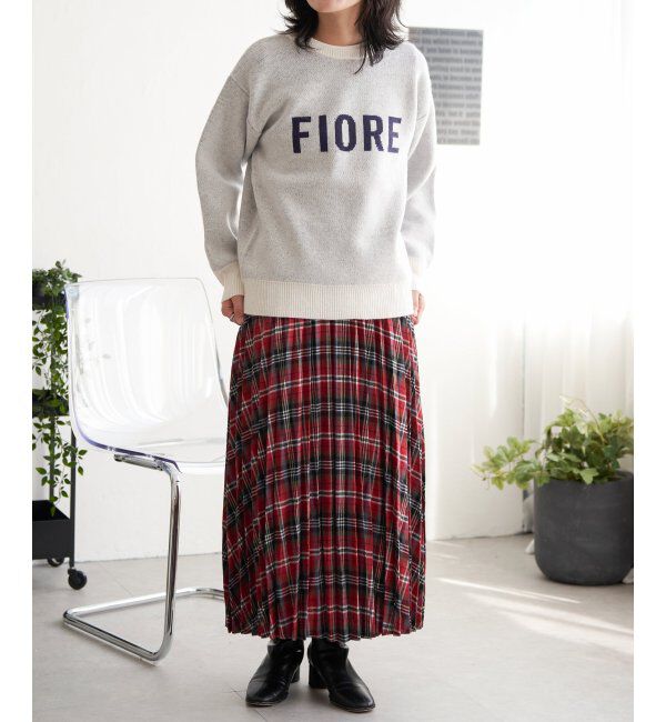 VENCE share style「FIOREロゴジャガードニット」|ニット・セーター|