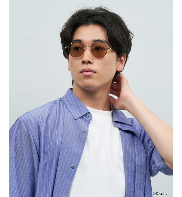  「Disney Collection created by Zoff &ldquo;BAYMAX&rdquo; ラウンド型 サングラス | 紫外線対策 UVカット」|サングラス|