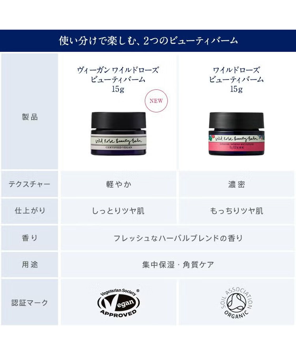 NEAL&rsquo;S YARD REMEDIES「ヴィーガン ワイルドローズ ビューティバーム15g」|美容液・オイル・クリーム|