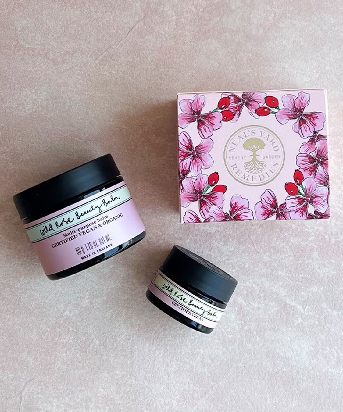 NEAL&rsquo;S YARD REMEDIES「ヴィーガン ワイルドローズ ビューティバーム15g」|美容液・オイル・クリーム|
