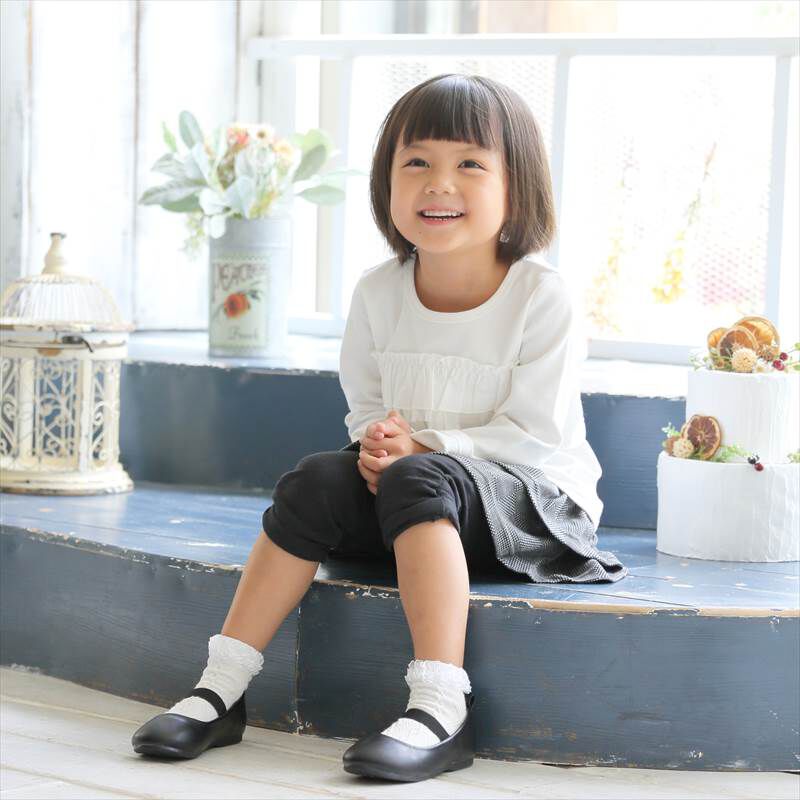 BACKYARD FAMILY「子供服 フォーマル 女の子 トップス 通販 Tシャツ 白 フリル ロンT 長袖 キッズ 子供」|その他|