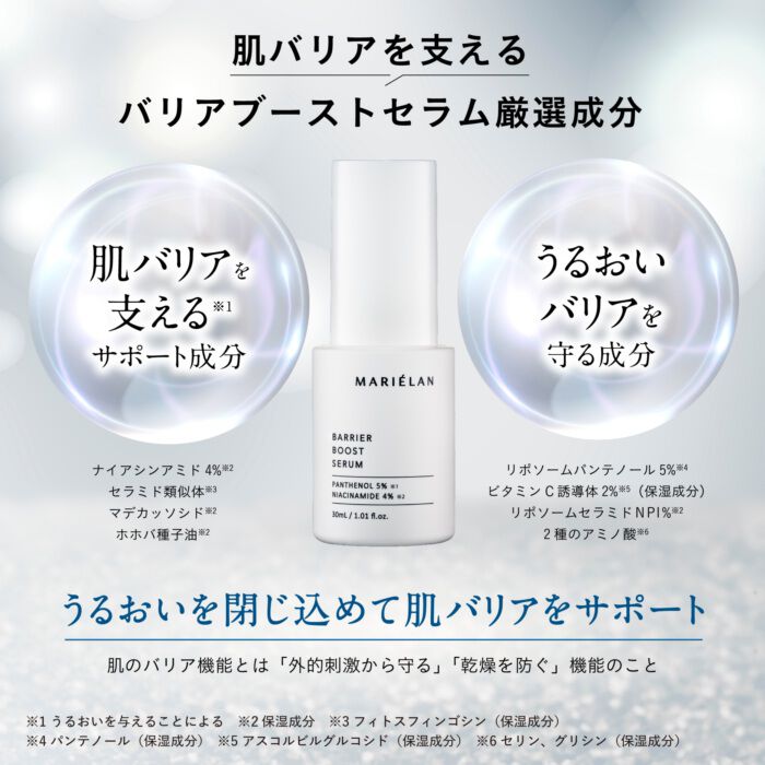 BACKYARD FAMILY「マリエラン 導入美容液 通販 日本製 ブースター 導入液 美容液 バリアブーストセラム 30mL」|フェイスマスク・パック|