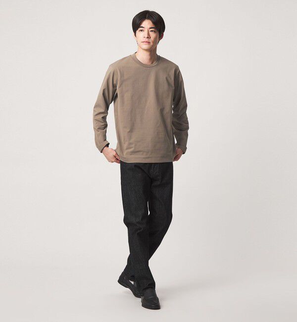 UNITED ARROWS green label relaxing「【WEB限定】JUST fit クリーン カノコ ジャケイン 長袖 Tシャツ -抗菌-」|Tシャツ・カットソー|