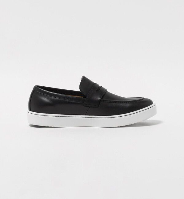 UNITED ARROWS green label relaxing「＜MOONSTAR＞gently コインローファー ブラック ドレススニーカー」|ローファー|