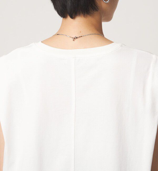 UNITED ARROWS green label relaxing「フォトプリント フレンチスリーブ Tシャツ 接触冷感」|Tシャツ・カットソー|