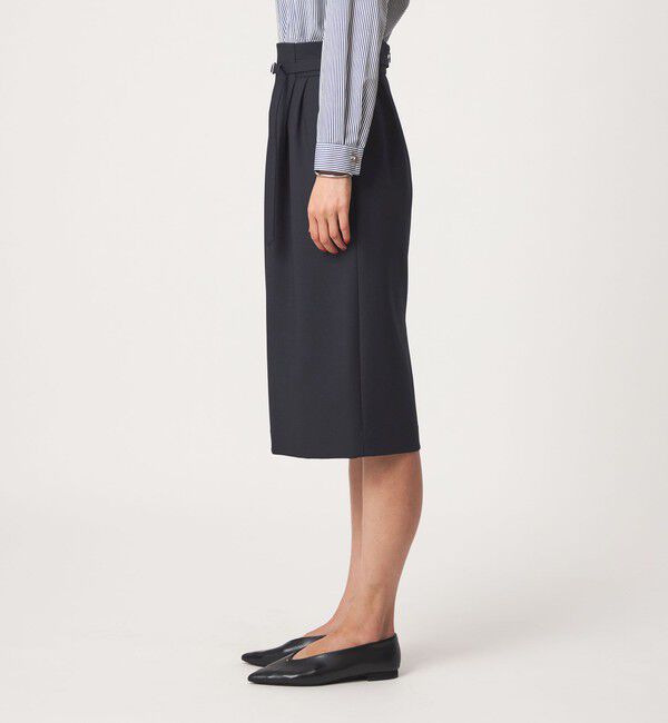 UNITED ARROWS green label relaxing「［size SHORT/TALLあり］ライト ダブルクロス タイトスカート」|タイト|