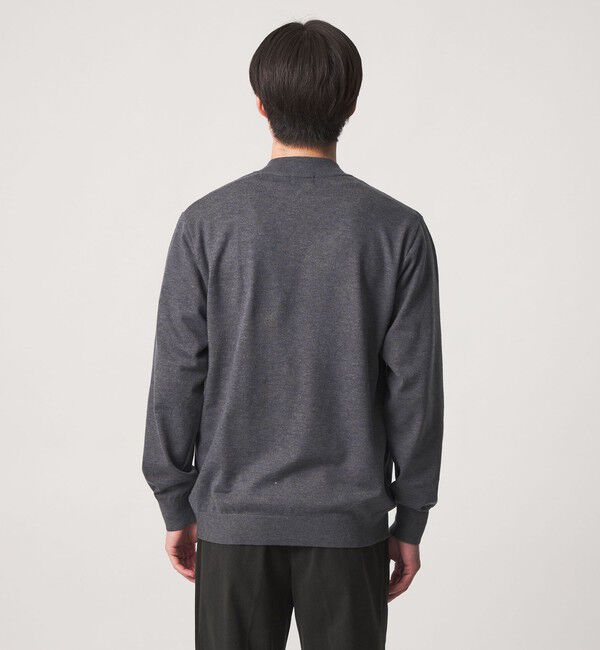 UNITED ARROWS green label relaxing「【WEB限定】JUST fit ハイゲージ ジャケイン モックネック ニット」|ニット・セーター|