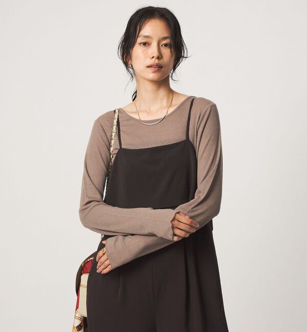 UNITED ARROWS green label relaxing「［size SHORTあり］テレコ クルーネック プルオーバー」|Tシャツ・カットソー|