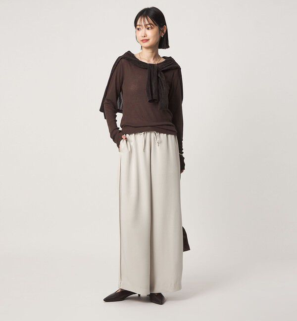 UNITED ARROWS green label relaxing「［size SHORTあり］テレコ クルーネック プルオーバー」|Tシャツ・カットソー|