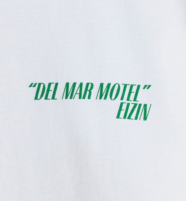 BEAUTY&YOUTH UNITED ARROWS「【別注】＜EIZIN SUZUKI＞DEL MAR MOTEL プリント Tシャツ」|Tシャツ・カットソー|