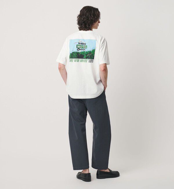 BEAUTY&YOUTH UNITED ARROWS「【別注】＜EIZIN SUZUKI＞DEL MAR MOTEL プリント Tシャツ」|Tシャツ・カットソー|