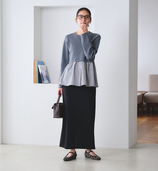 BEAUTY&YOUTH UNITED ARROWS「【WEB限定】ジャージー ドローコードスカート ウォッシャブル」|スカート|
