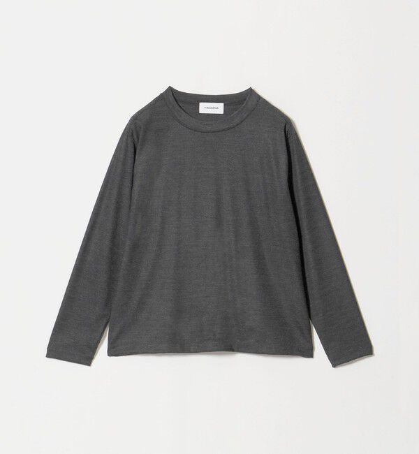 BEAUTY&YOUTH UNITED ARROWS「毛 ロングスリーブ プルオーバー」|Tシャツ・カットソー|DK.GRAY