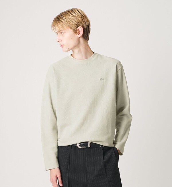 BEAUTY&YOUTH UNITED ARROWS「＜LACOSTE for BEAUTY&YOUTH＞ ワントーン ロングスリーブ カットソー」|Tシャツ・カットソー|
