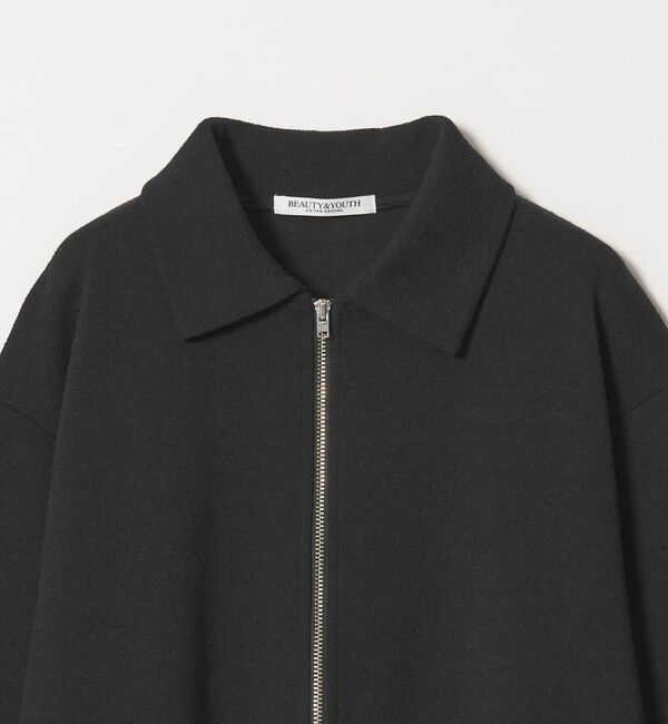 BEAUTY&YOUTH UNITED ARROWS「【WEB限定 Wardrobe DAILY MINIMAL】ダンボールジャージー ハーフジッププルオーバー」|Tシャツ・カットソー|