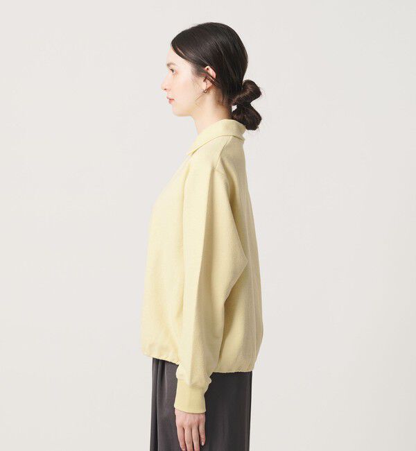 BEAUTY&YOUTH UNITED ARROWS「【WEB限定 Wardrobe DAILY MINIMAL】ダンボールジャージー ハーフジッププルオーバー」|Tシャツ・カットソー|