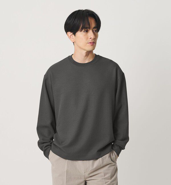 BEAUTY&YOUTH UNITED ARROWS「FUSION TWILL クルーネック カットソー UVカット タテヨコストレッチ」|Tシャツ・カットソー|