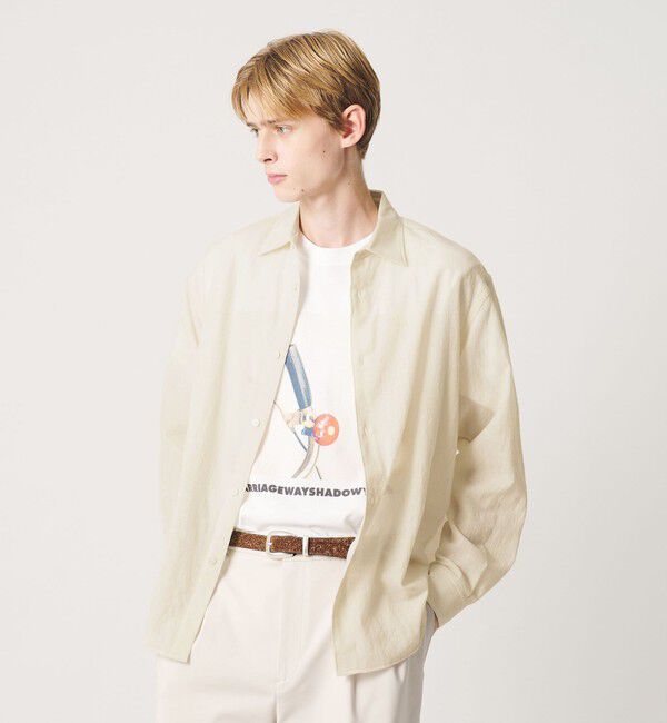 BEAUTY&YOUTH UNITED ARROWS「ウール ガーゼ レギュラー シャツ GRANDE TAPERD型」|シャツ・ブラウス|