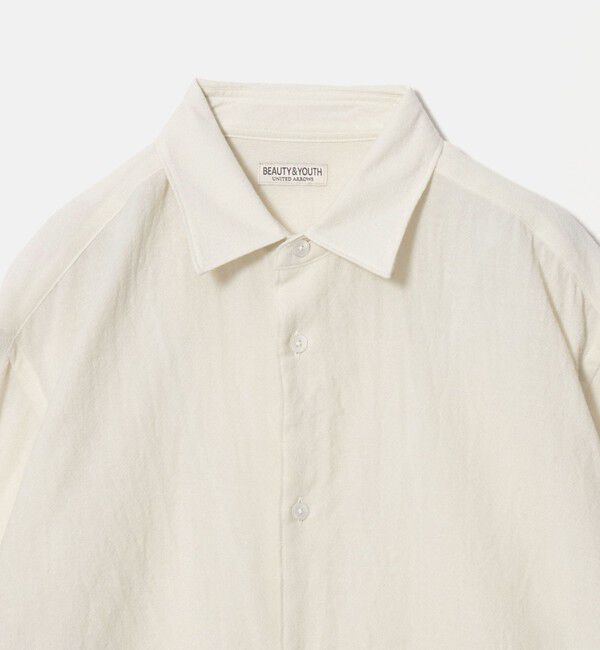 BEAUTY&YOUTH UNITED ARROWS「ウール ガーゼ レギュラー シャツ GRANDE TAPERD型」|シャツ・ブラウス|