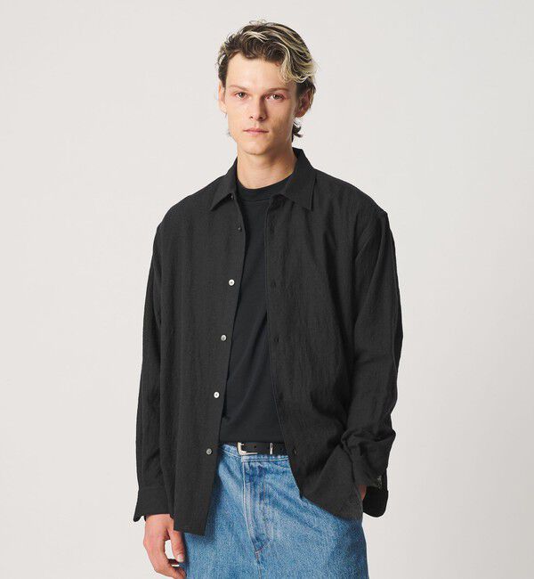 BEAUTY&YOUTH UNITED ARROWS「ウール ガーゼ レギュラー シャツ GRANDE TAPERD型」|シャツ・ブラウス|