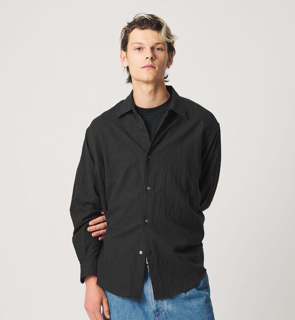 BEAUTY&YOUTH UNITED ARROWS「ウール ガーゼ レギュラー シャツ GRANDE TAPERD型」|シャツ・ブラウス|