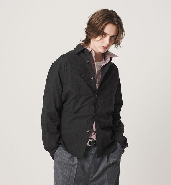 BEAUTY&YOUTH UNITED ARROWS「ウール ガーゼ レギュラー シャツ GRANDE TAPERD型」|シャツ・ブラウス|