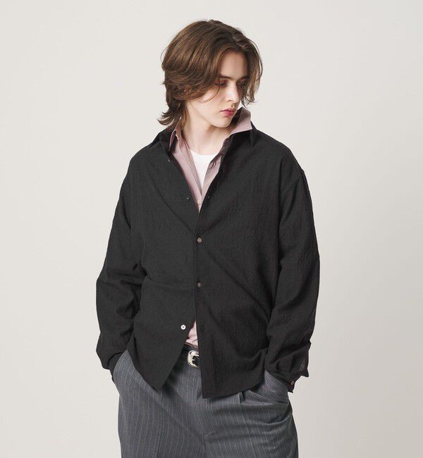 BEAUTY&YOUTH UNITED ARROWS「ウール ガーゼ レギュラー シャツ GRANDE TAPERD型」|シャツ・ブラウス|