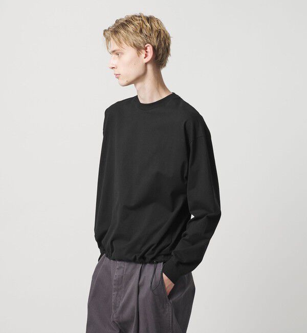 BEAUTY&YOUTH UNITED ARROWS「【WEB限定】クリア コットン アジャスト クルーネック カットソー」|Tシャツ・カットソー|