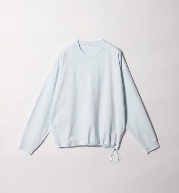 BEAUTY&YOUTH UNITED ARROWS「【WEB限定】クリア コットン アジャスト クルーネック カットソー」|Tシャツ・カットソー|LT.BLUE