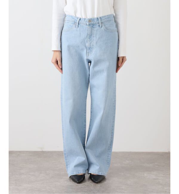 SLOBE IENA「《4サイズ展開/追加8》LE DENIM ストレートデニムパンツ」|デニム|