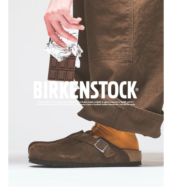 417 EDIFICE「限定 BIRKENSTOCK / ビルケンシュトック Boston SFB Narrow」|サンダル|