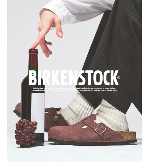 417 EDIFICE「限定 BIRKENSTOCK / ビルケンシュトック Boston SFB Narrow」|サンダル|