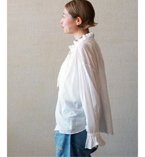 journal standard luxe「コットンローン フリルブラウス」|シャツ・ブラウス|