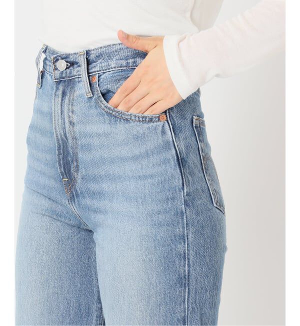 U by SPICK&SPAN「LEVI'S/リーバイス RIBCAGE WIDE LEG」|デニム|
