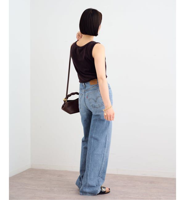 U by SPICK&SPAN「LEVI'S/リーバイス RIBCAGE WIDE LEG」|デニム|