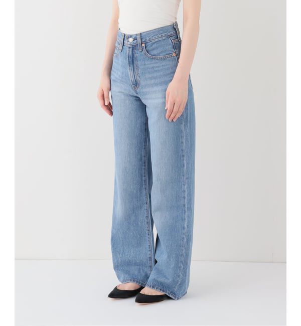 U by SPICK&SPAN「LEVI'S/リーバイス RIBCAGE WIDE LEG」|デニム|