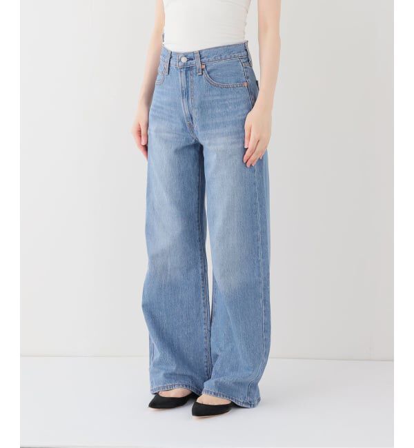 U by SPICK&SPAN「LEVI'S/リーバイス RIBCAGE WIDE LEG」|デニム|
