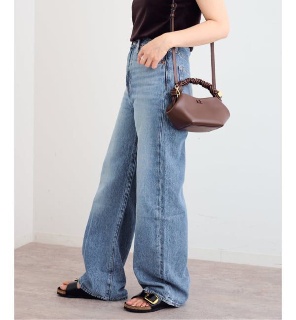 U by SPICK&SPAN「LEVI'S/リーバイス RIBCAGE WIDE LEG」|デニム|