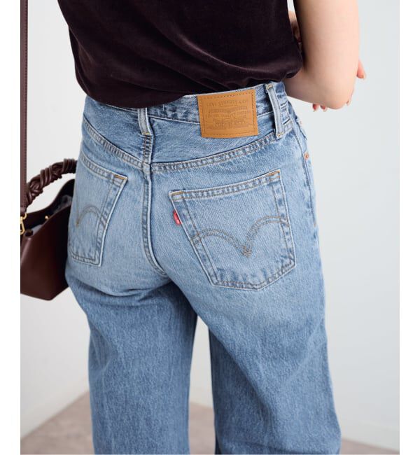 U by SPICK&SPAN「LEVI'S/リーバイス RIBCAGE WIDE LEG」|デニム|