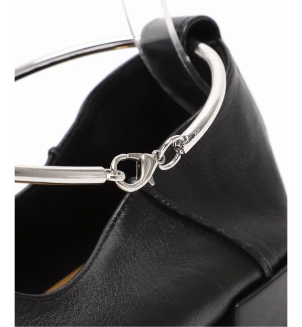 GRISE「《追加/WEB+一部店舗限定》GRISEレザースクエアクロスシームアンクルフラット」|その他|