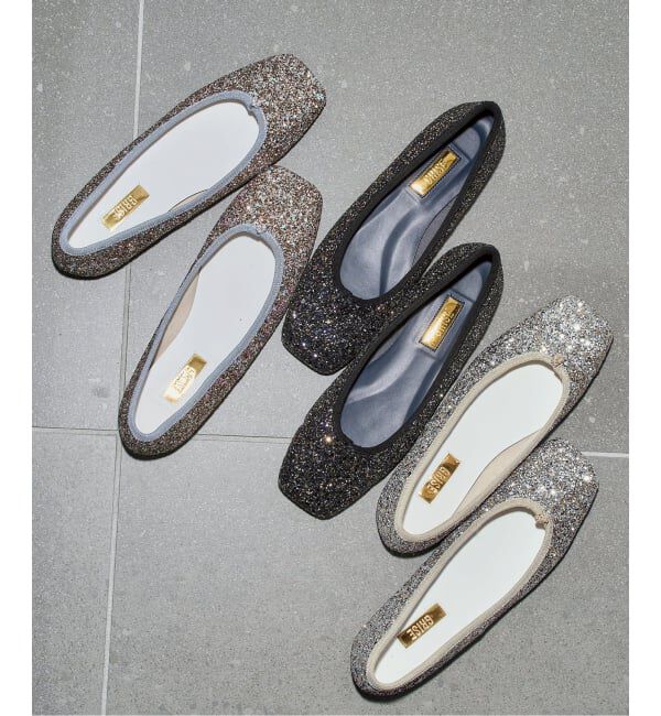 GRISE「《追加/WEB+一部店舗限定》GRISEスクエアグリッターフラット」|その他|