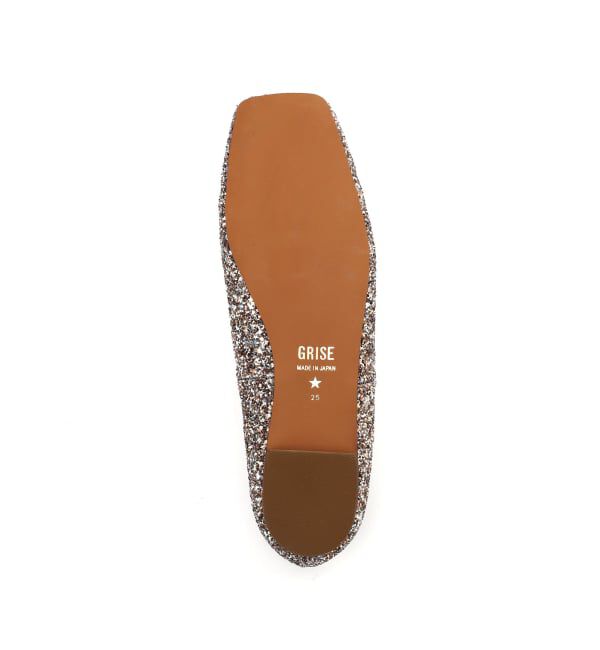 GRISE「《追加/WEB+一部店舗限定》GRISEスクエアグリッターフラット」|その他|