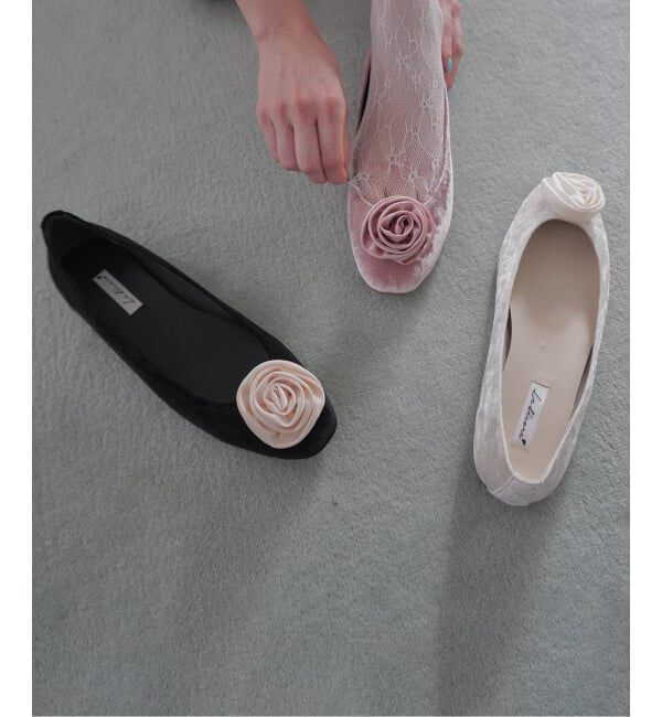  「《WEB+一部店舗限定》Le decore / ル デコレ petit rose ballet」|バレエシューズ|