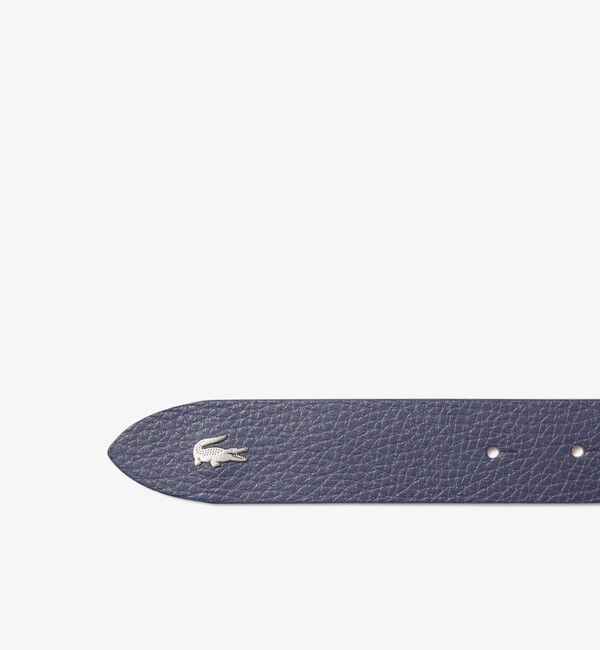 LACOSTE「シルバーサークルバックルベルト」|ベルト|