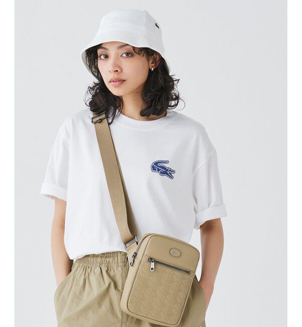 LACOSTE「ピケバケットハット」|ハット|